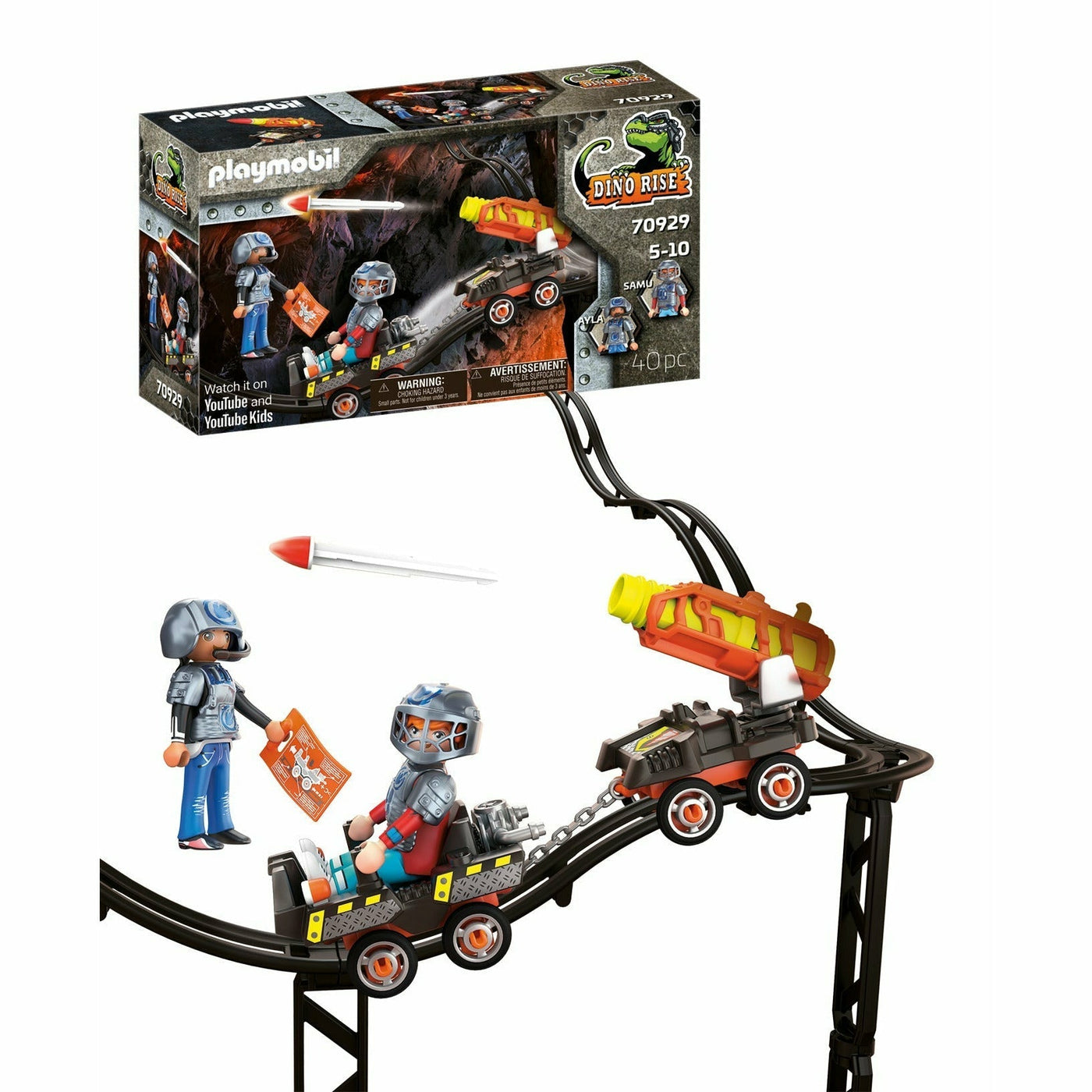 Dino Rise Dino Mine Missile-Toy Playsets-Playmobil-Yes Bebe