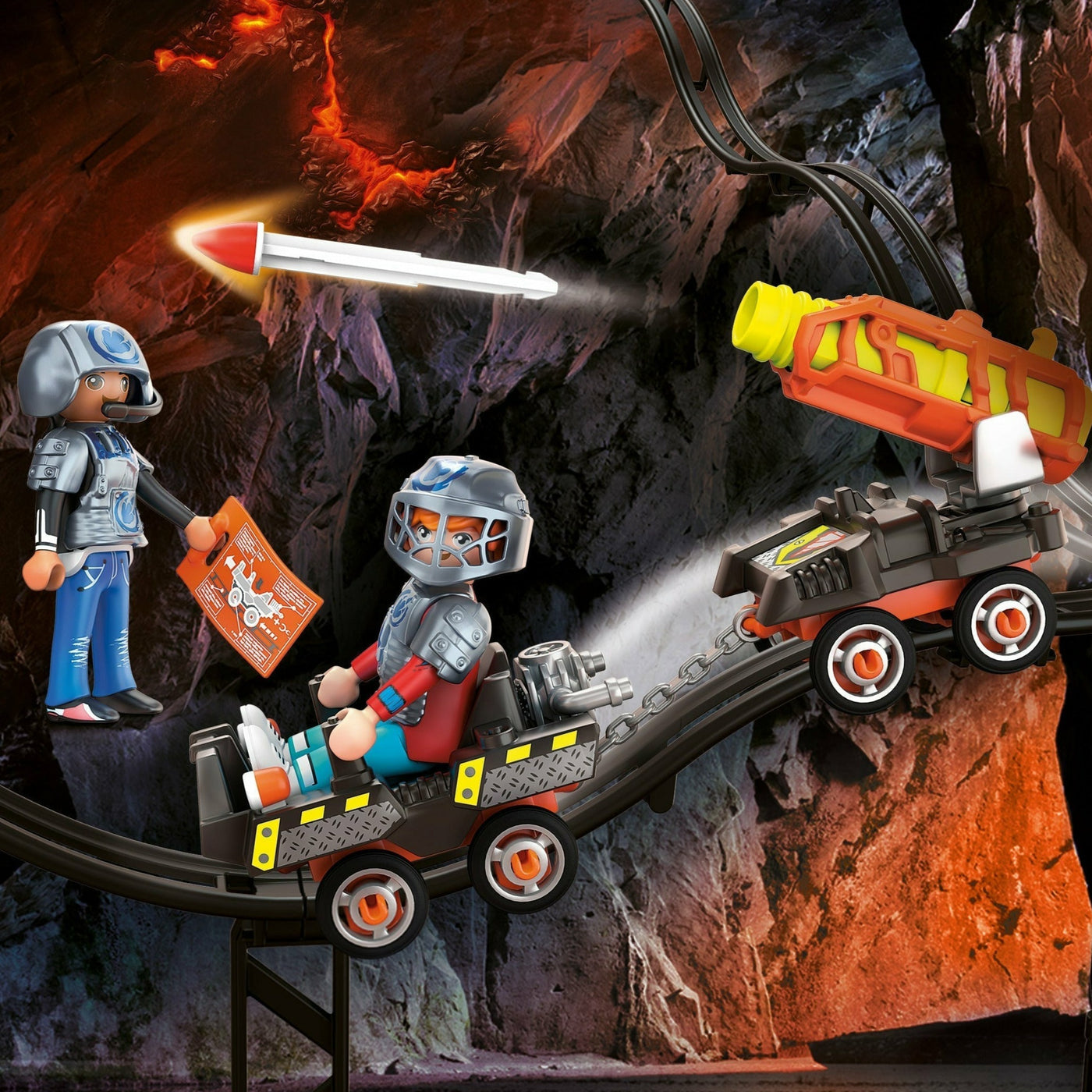 Dino Rise Dino Mine Missile-Toy Playsets-Playmobil-Yes Bebe