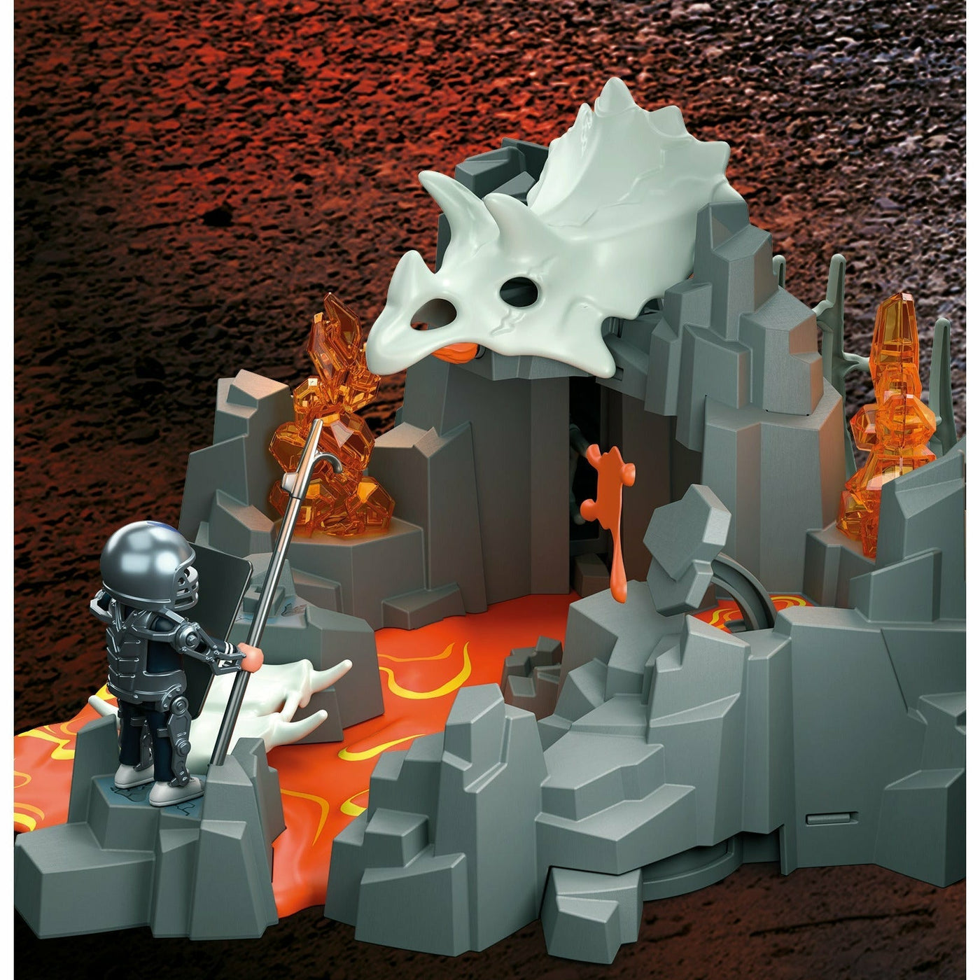 Dino Rise Guardian of the Lava Mine-Toy Playsets-Playmobil-Yes Bebe