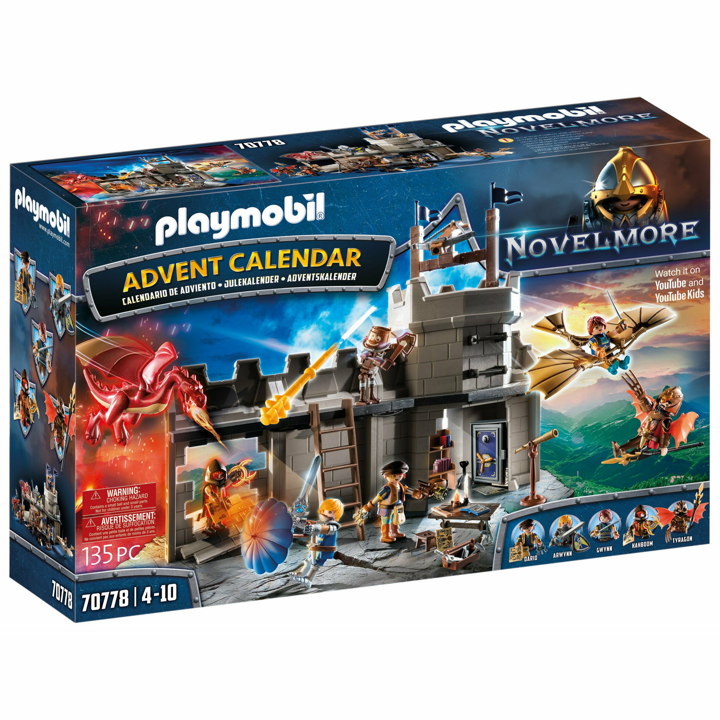 Novelmore Knights Advent Calendar-Toy Playsets-Playmobil-Yes Bebe