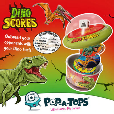 Pop A Tops Dino Scores Family Travel Game-Games-Playmonster-Yes Bebe