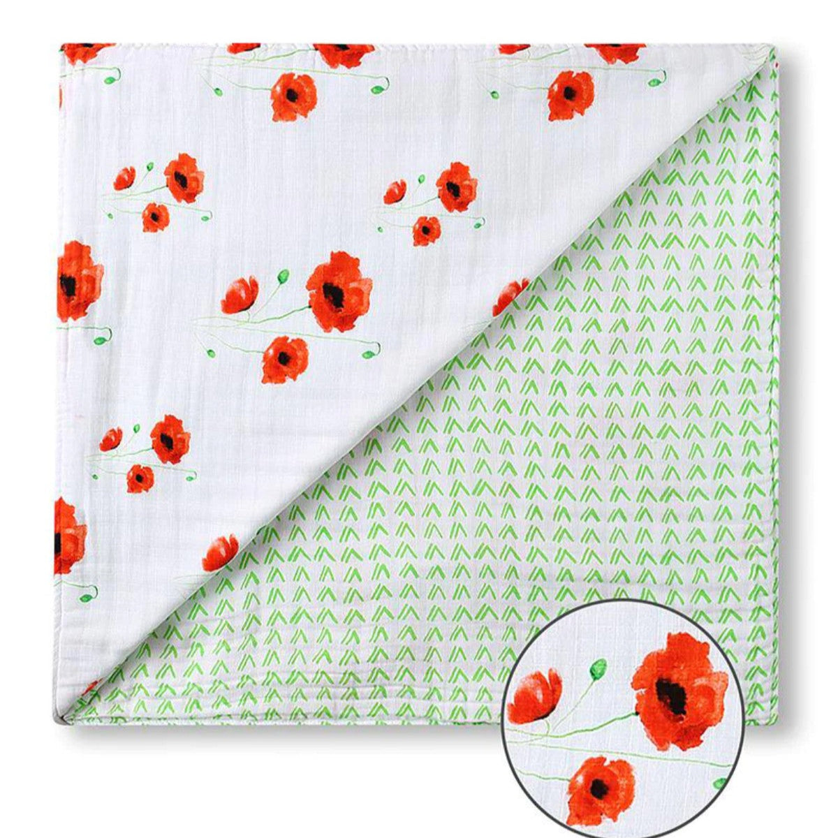 Organic Snug Blanket - Poppy