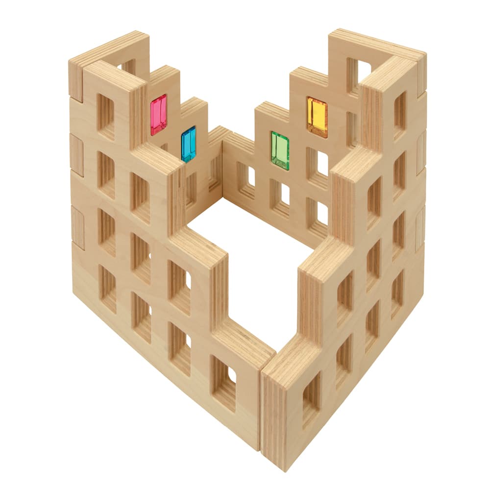 Skyline Building Blocks in Box - Set of 4