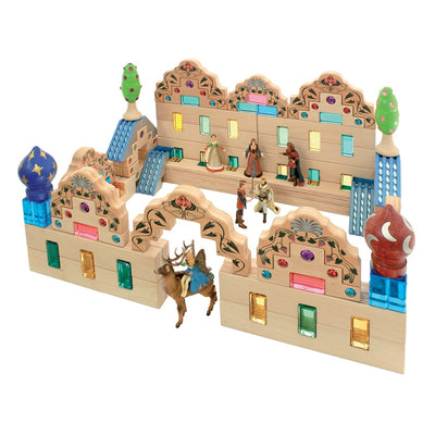 Baroque Domes Building Blocks in Box - Set of 8-Wooden Blocks-Regenbogenland-Yes Bebe