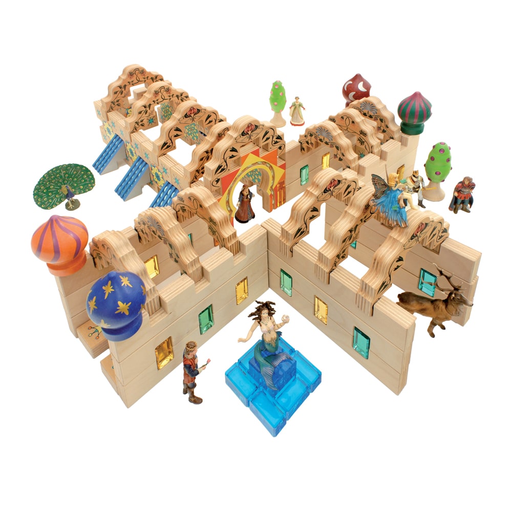 Baroque Domes Building Blocks in Box - Set of 8-Wooden Blocks-Regenbogenland-Yes Bebe