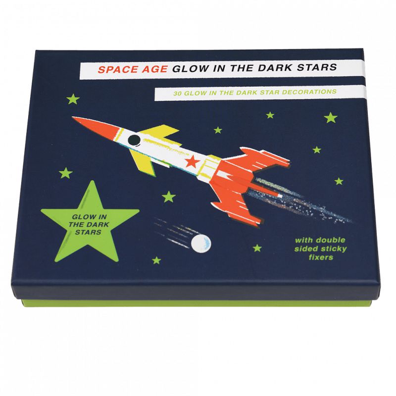 30 Glow In The Dark Stars - Space Age-Glow-in-the-Dark Accessories-Rex London-Yes Bebe