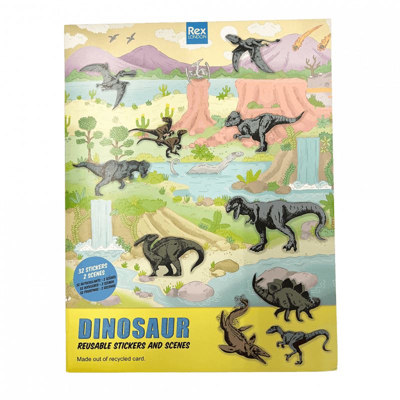 Prehistoric Land Reusable Sticker and Scenes-Stickers-Rex London-Yes Bebe