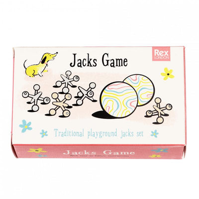 Traditional Jacks Playground Game-Pocket Money Toys-Rex London-Yes Bebe