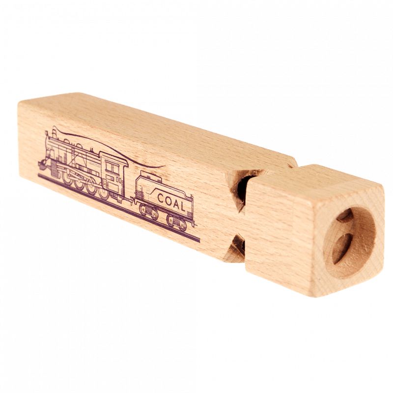 Traditional Wooden Train Whistle-Whistles-Rex London-Yes Bebe