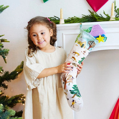 Silk Advent Calendar & Stocking - Snow Day-Home & Garden Bundles-Sarah's Silks-Yes Bebe