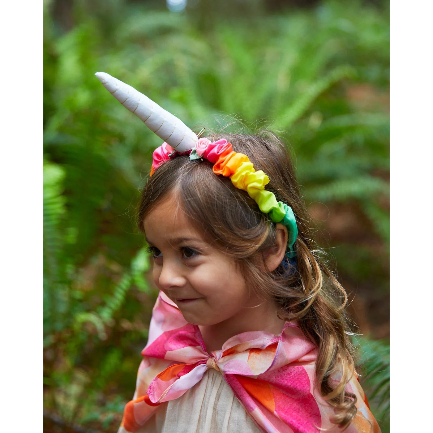 Silk Rainbow Unicorn Headband-Dressing Up-Sarah's Silks-Yes Bebe