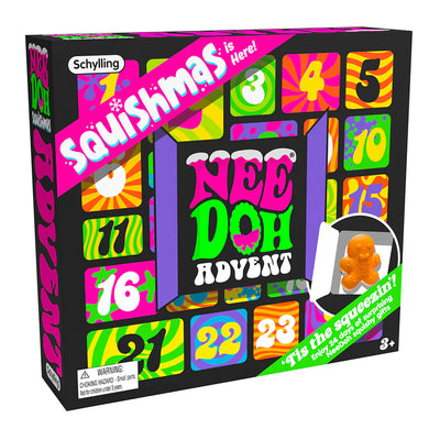 NeeDoh Squishmas Advent Calendar-Advent Calendars-Schylling-Yes Bebe