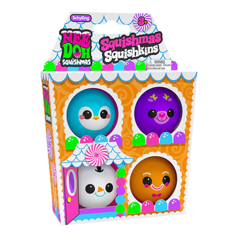 Needoh Squishmas Squishkins-Fidget Toys-Schylling-Yes Bebe