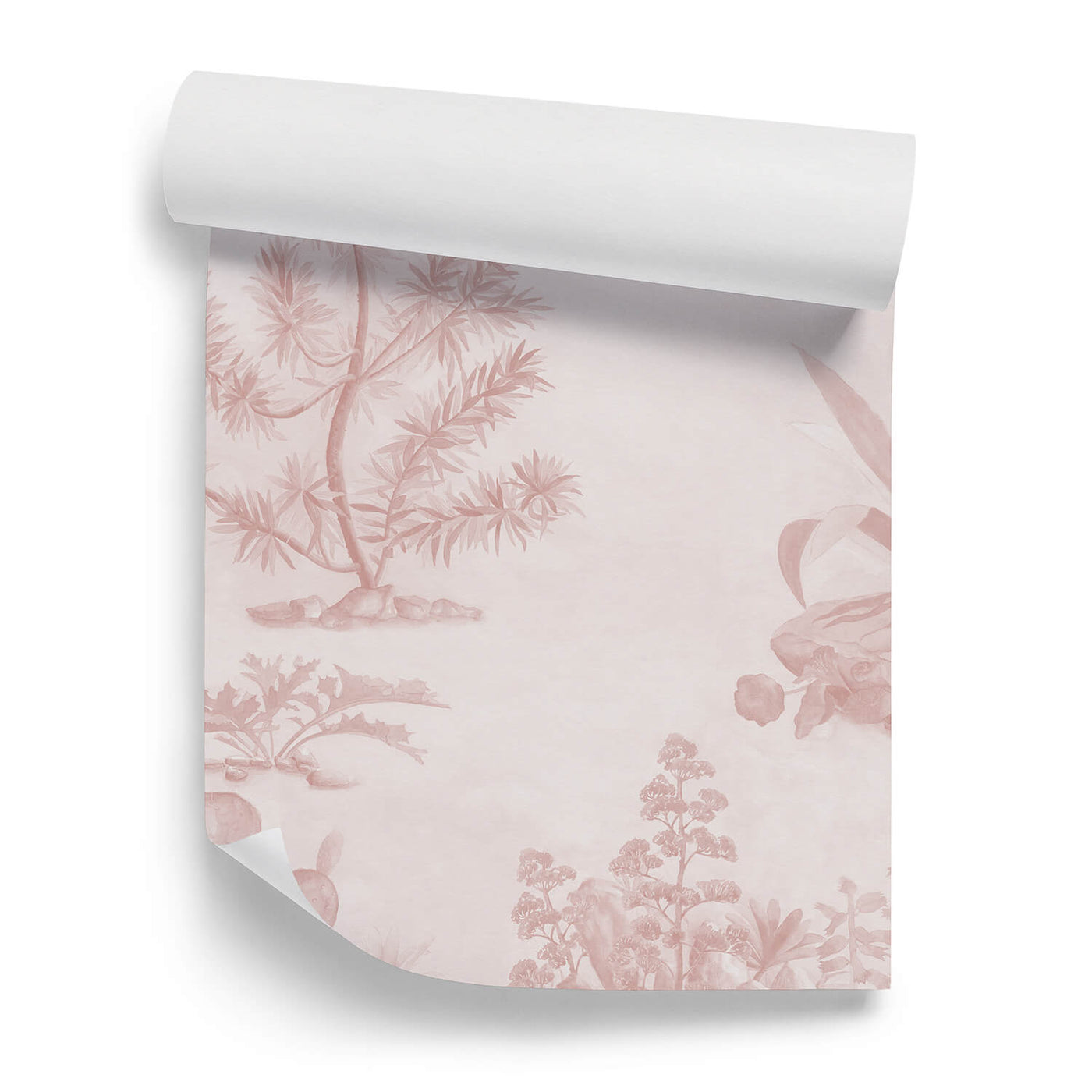 Desert Mural Wallpaper - Pink-Classic-Sian Zeng-Yes Bebe