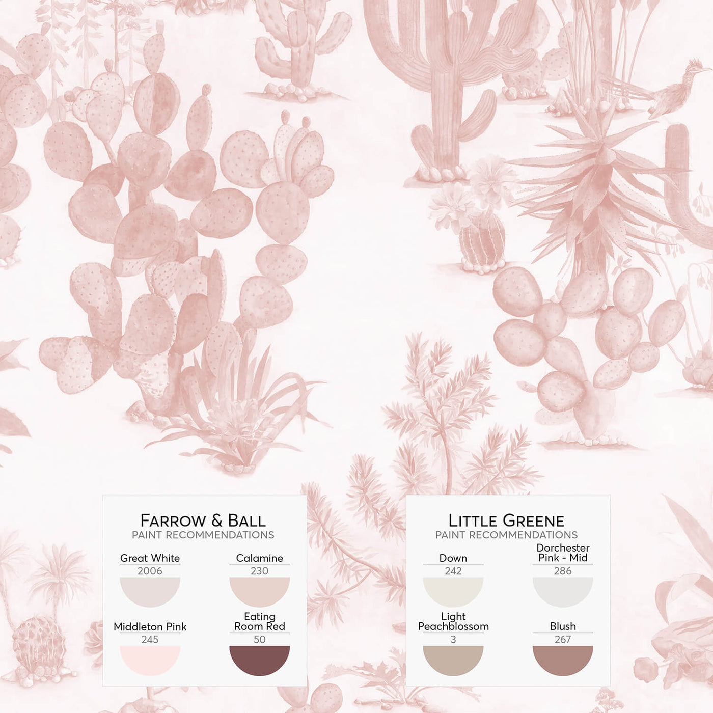 Desert Mural Wallpaper - Pink-Classic-Sian Zeng-Yes Bebe