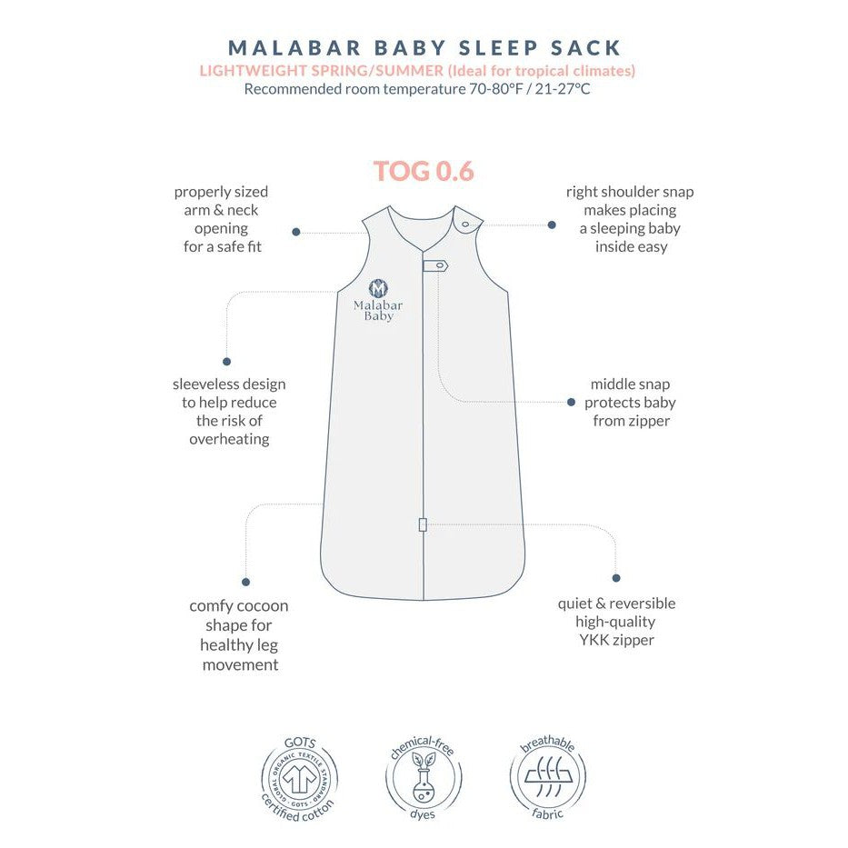 Wearable Lightweight Baby Sleep Bag - Fort