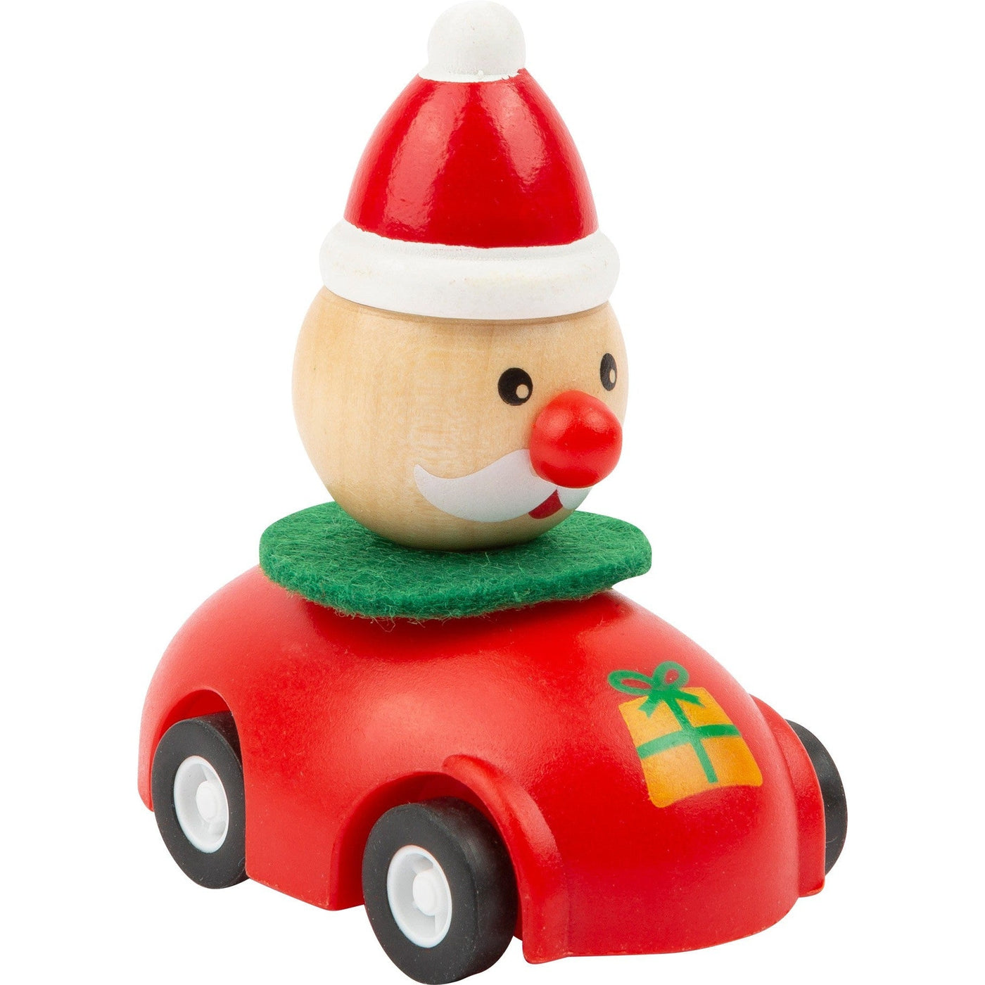 Christmas Pull-Back Car-Toy Cars-Smallfoot-Santa-Yes Bebe