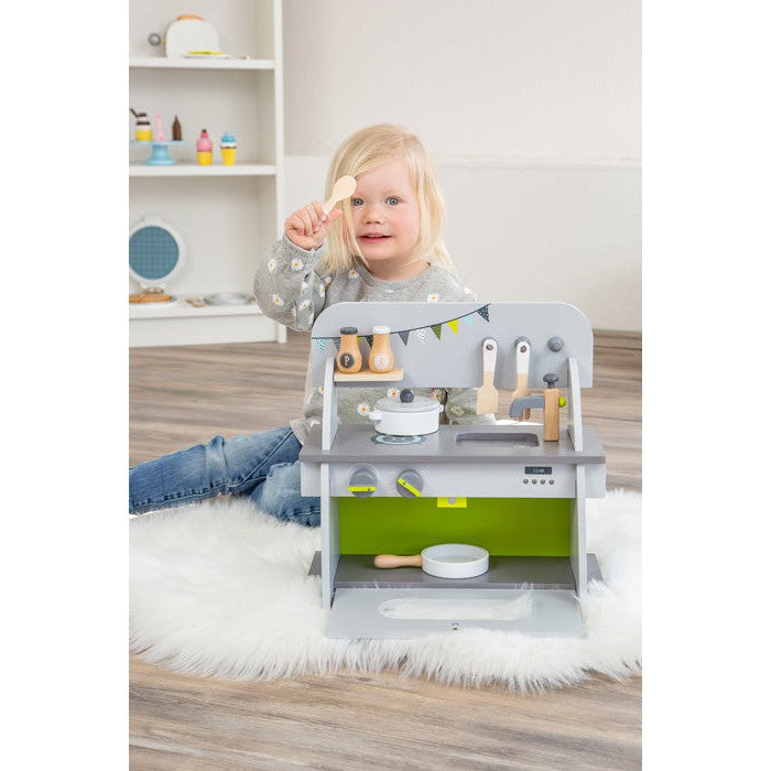 Compact Play Kitchen-Toy Cookware-Smallfoot-Yes Bebe