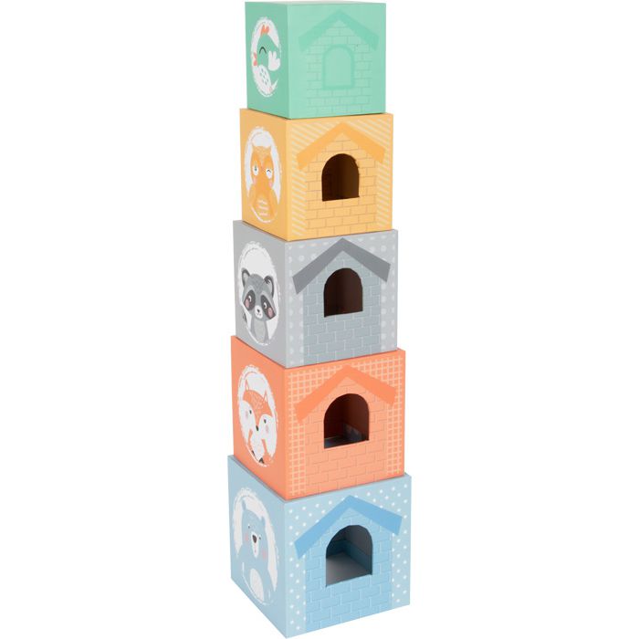 Pastel Stacking Cubes-Stacking Cubes-Smallfoot-Yes Bebe