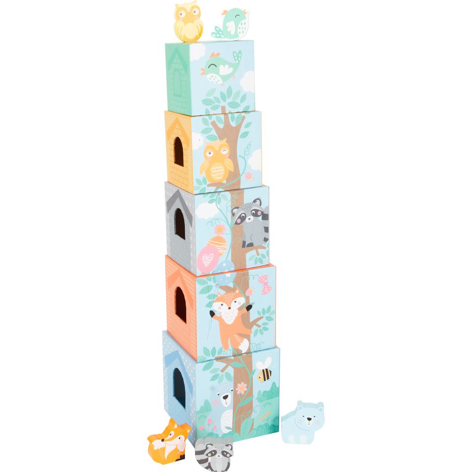 Pastel Stacking Cubes-Stacking Cubes-Smallfoot-Yes Bebe