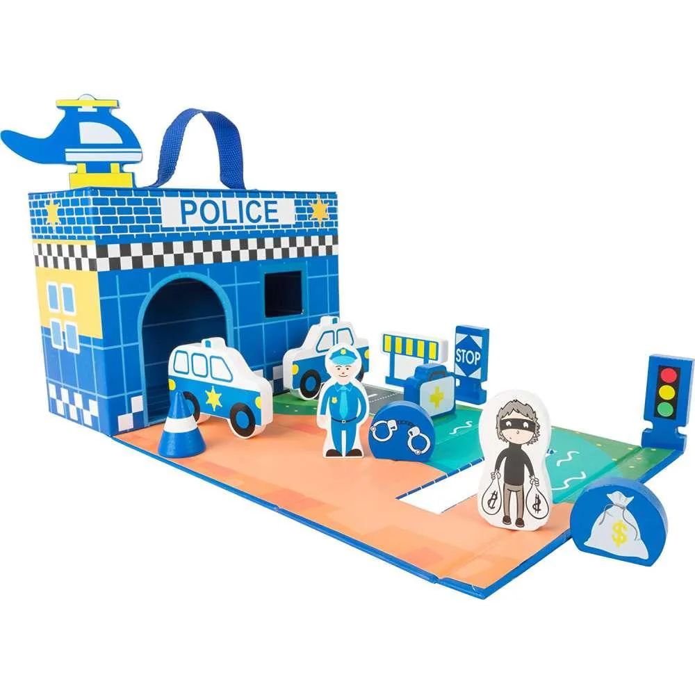 Police Station Play Set-Emergency Services Playsets-Smallfoot-Yes Bebe