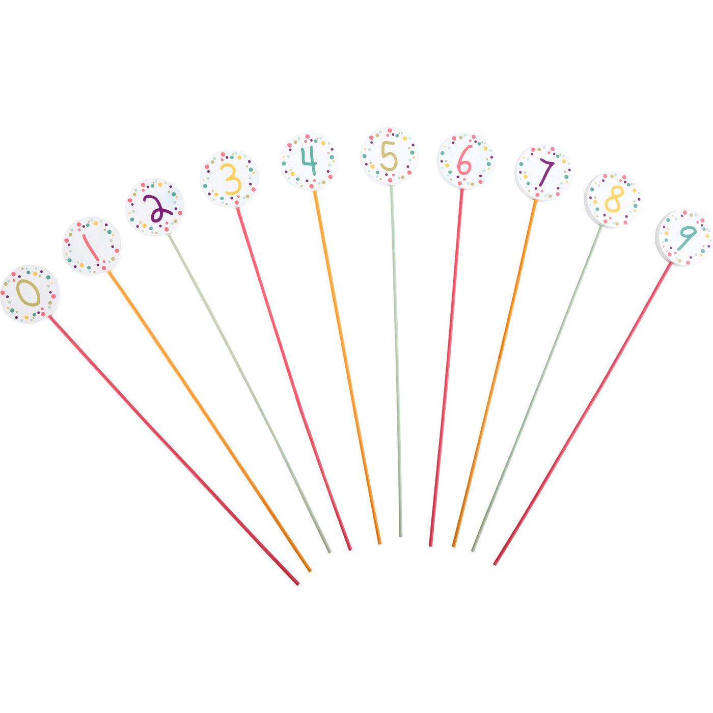 Wooden Birthday Decoration Sticks-Decorations-Smallfoot-Yes Bebe