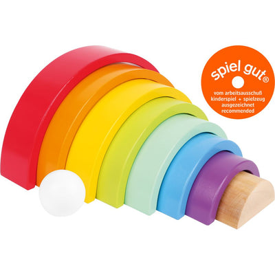 Wooden Building Blocks Rainbow-Stacking Toys-Smallfoot-Yes Bebe