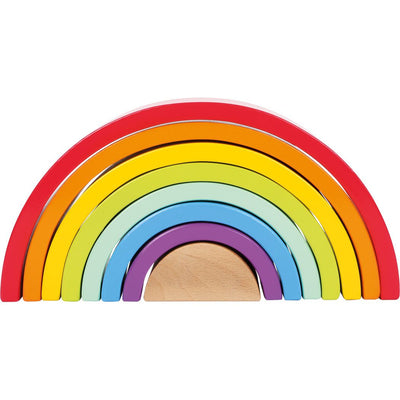 Wooden Building Blocks Rainbow-Stacking Toys-Smallfoot-Yes Bebe