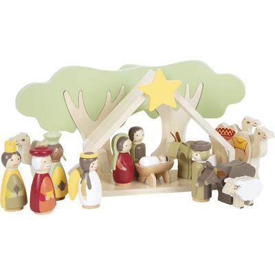 Wooden Christmas Crib Playset-Nativity Playsets-Smallfoot-Yes Bebe