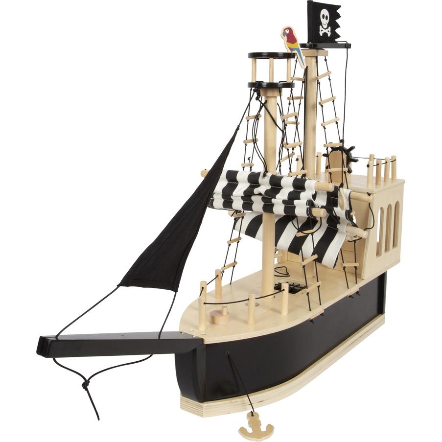 Wooden Pirate Ship-Toy Ships-Smallfoot-Yes Bebe