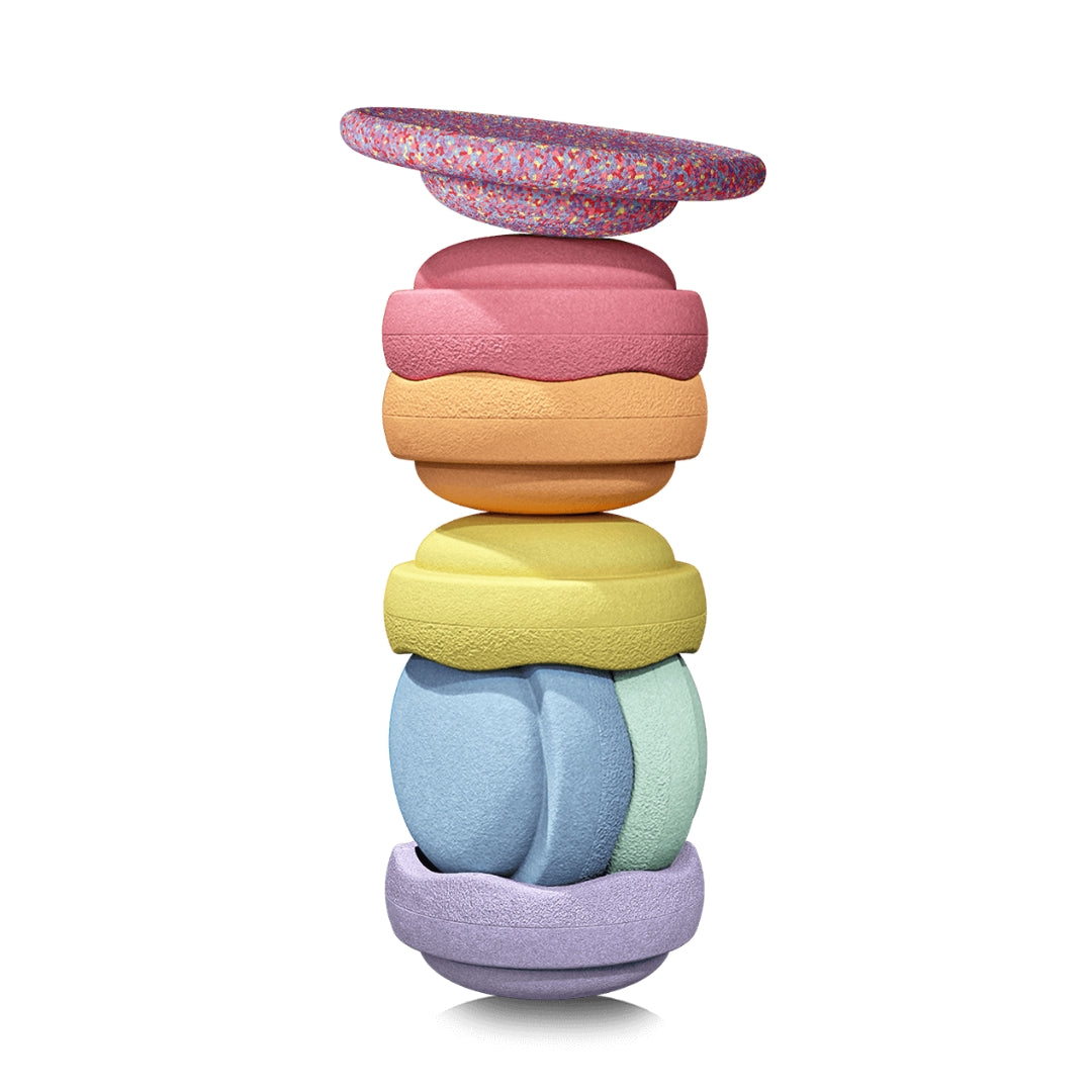 Original Stepping Stones & @nikejane Board-Balancing Toys-Stapelstein-Pastel-Yes Bebe