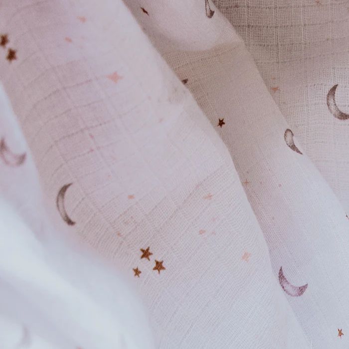 Organic Swaddle - Star & Moon