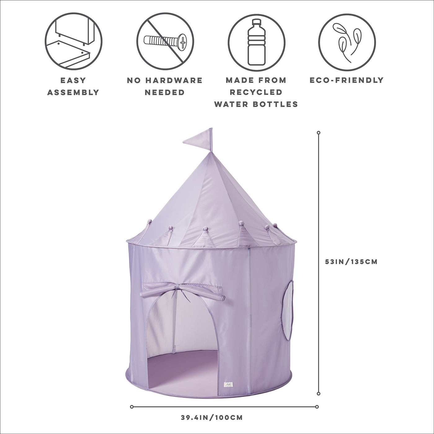 Recycled Fabric Play Tent Castle