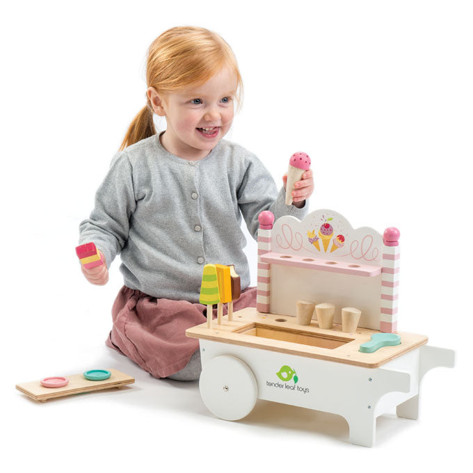 Ice Cream Cart-Play Ice Cream-Tenderleaf Toys-Yes Bebe
