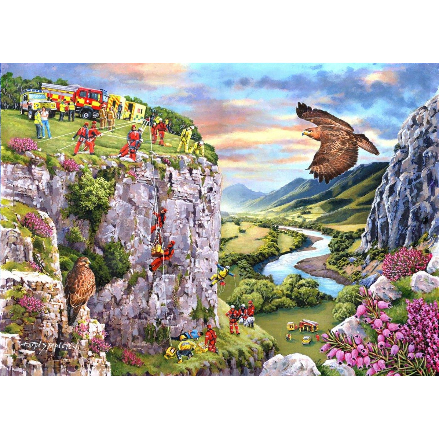 Everyday Heros - 1000 Piece Jigsaw Puzzle-The House of Puzzles-Yes Bebe