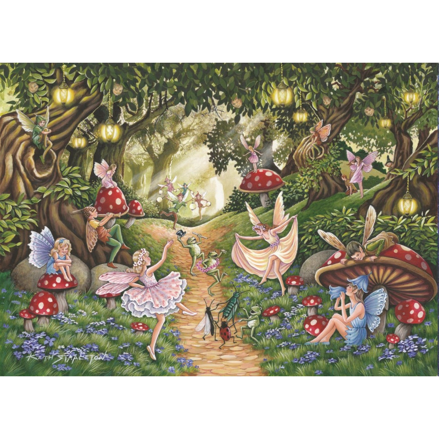 Faerie Dell - Big 500 Piece Jigsaw Puzzle-The House of Puzzles-Yes Bebe