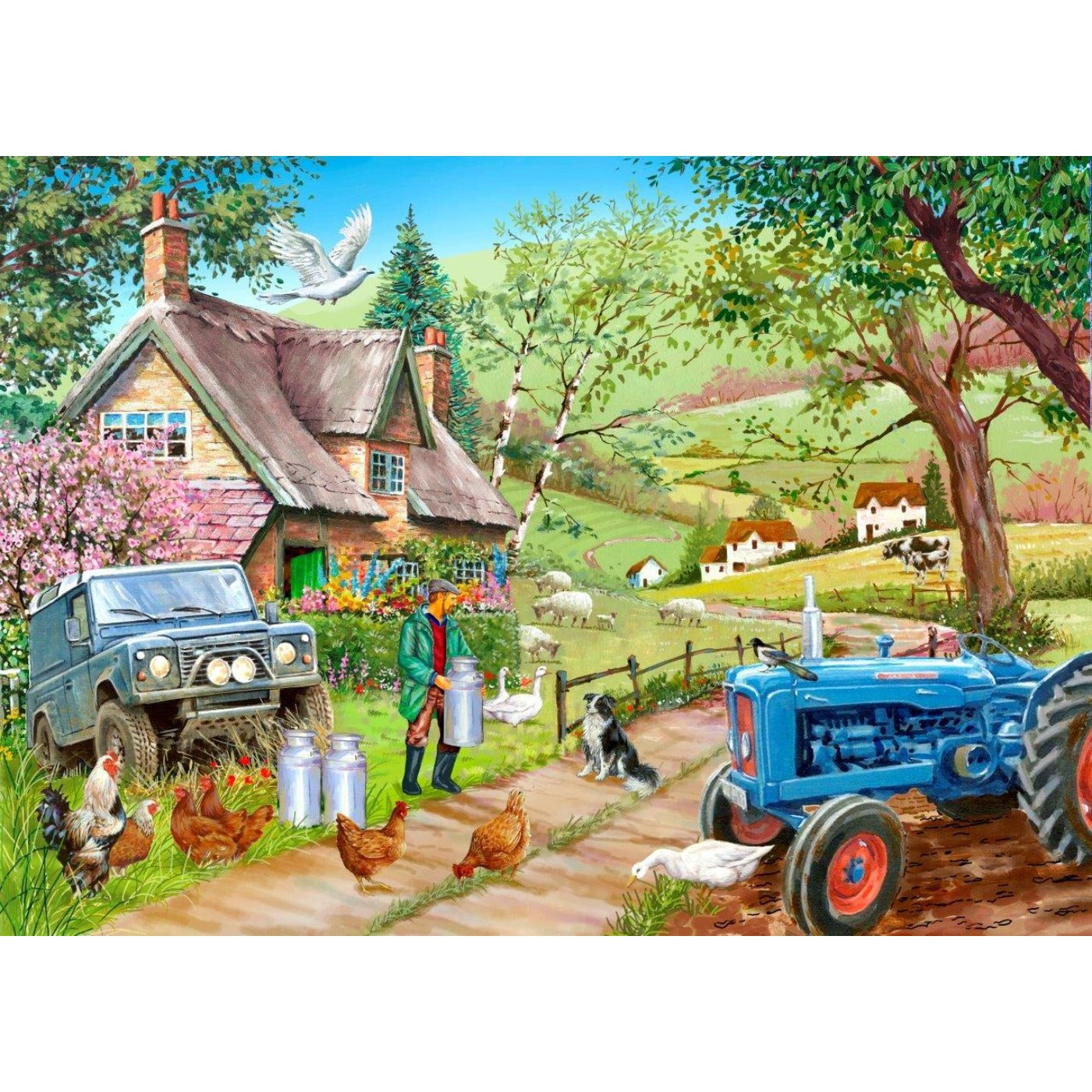 Farm Fresh - 500 Piece Jigsaw Puzzle-The House of Puzzles-Yes Bebe