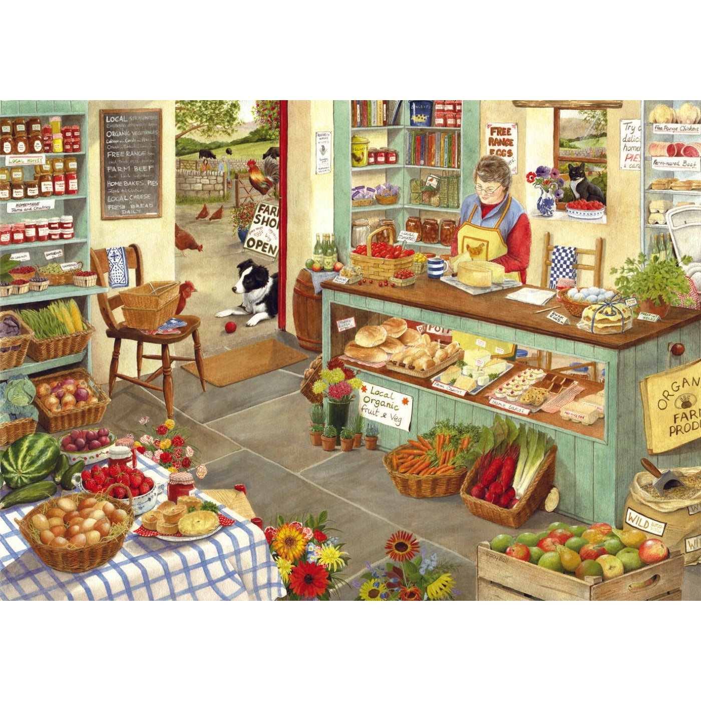 Farm Shop - 1000 Piece Jigsaw Puzzle-The House of Puzzles-Yes Bebe