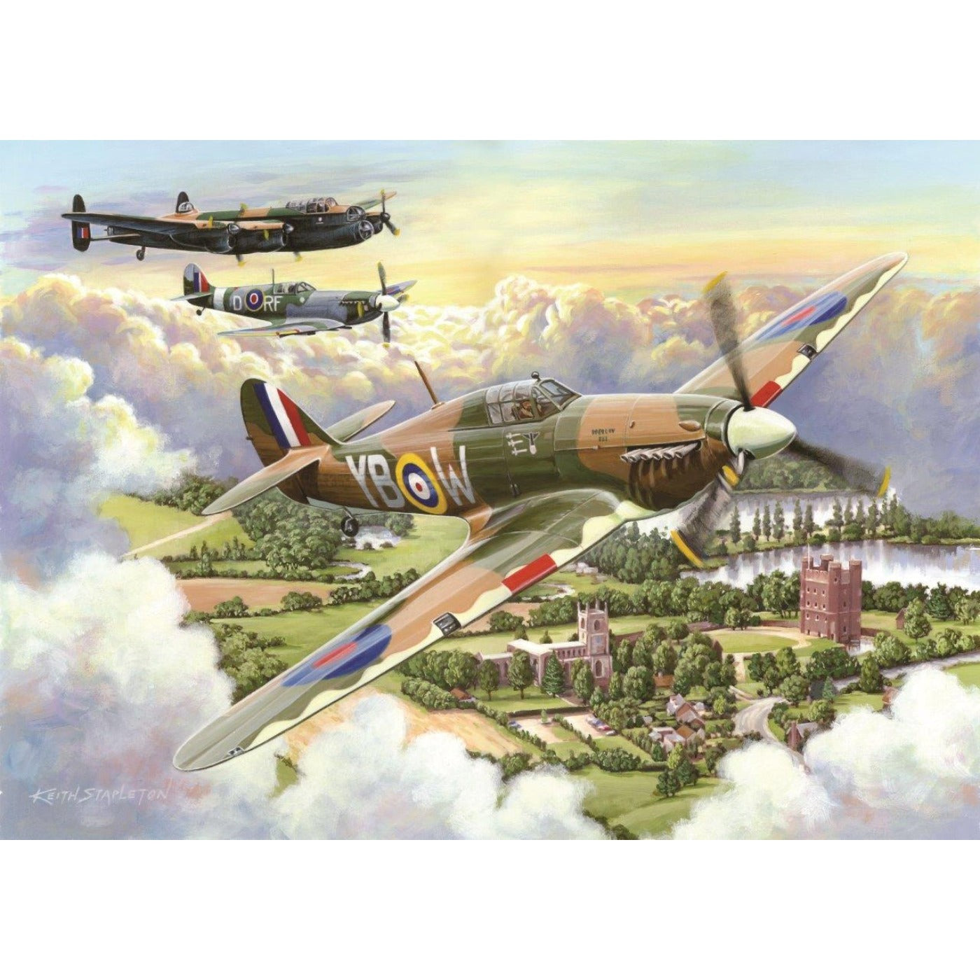 Final Approach - Big 500 Piece Jigsaw Puzzle-The House of Puzzles-Yes Bebe