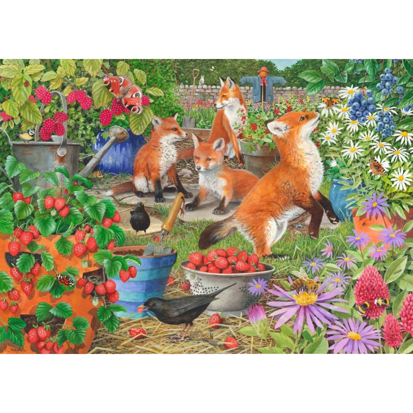 Foxy Ladies - 1000 Piece Jigsaw Puzzle-The House of Puzzles-Yes Bebe