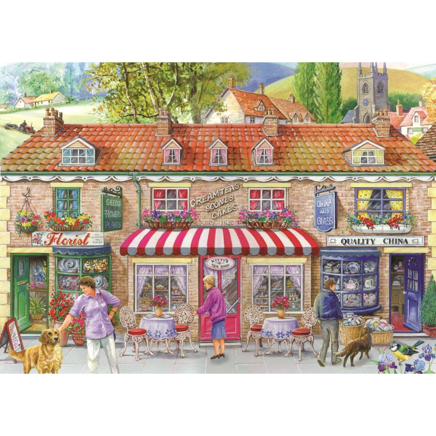 Friday Street - 500 Piece Jigsaw Puzzle-The House of Puzzles-Yes Bebe