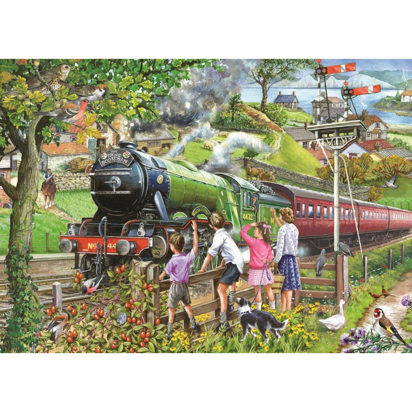 Full Steam Ahead - 1000 Piece Jigsaw Puzzle-The House of Puzzles-Yes Bebe