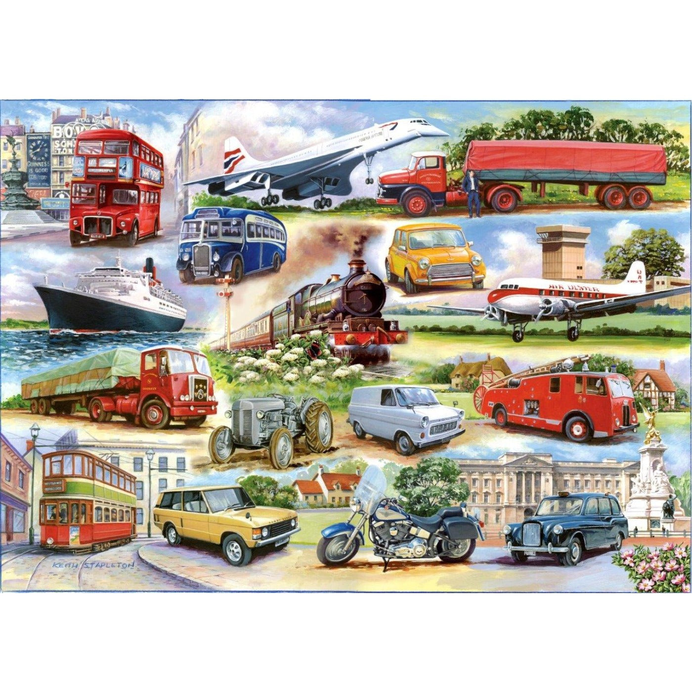 Golden Oldies - 1000 Piece Jigsaw Puzzle-The House of Puzzles-Yes Bebe