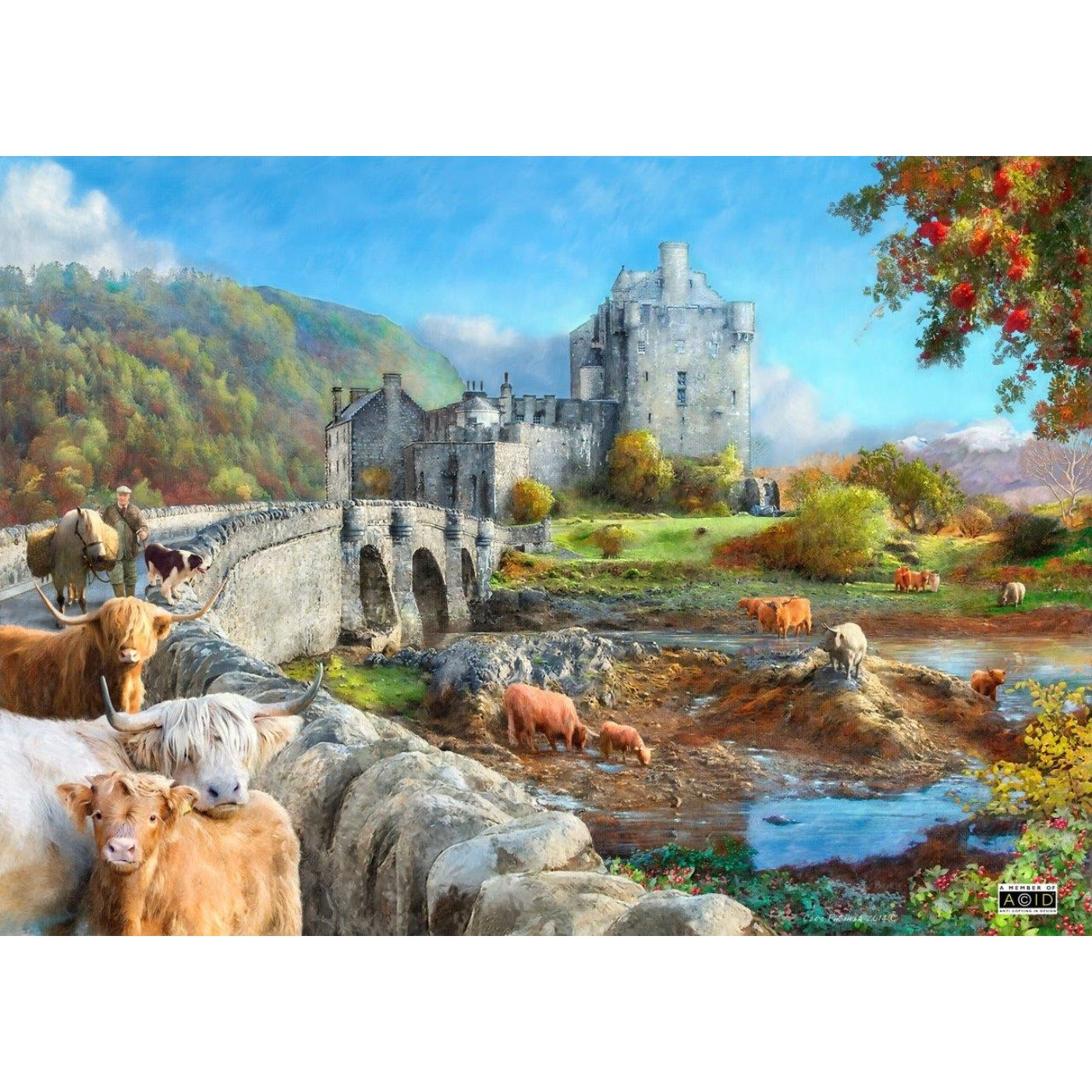 Highland Morning - 1000 Piece Jigsaw Puzzle-The House of Puzzles-Yes Bebe