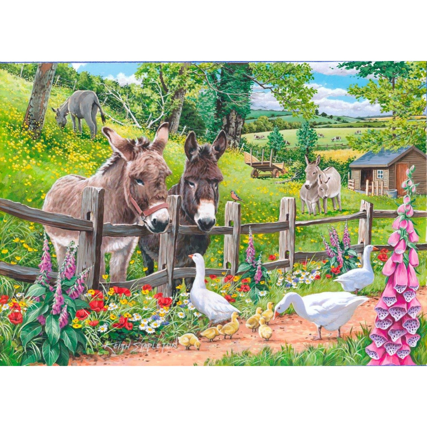 Jack & Jenny - Big 250 Piece Jigsaw Puzzle-The House of Puzzles-Yes Bebe