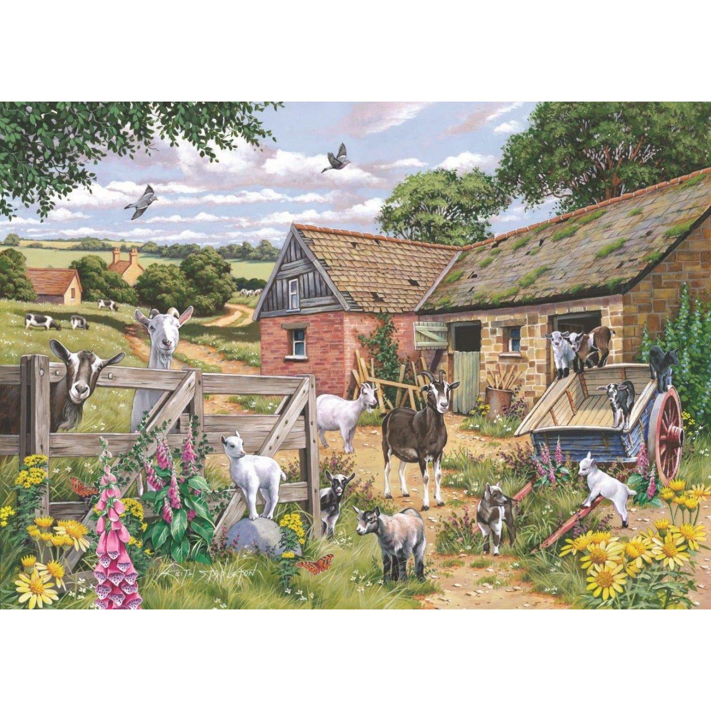 Just Kidding - Big 500 Piece Jigsaw Puzzle-The House of Puzzles-Yes Bebe