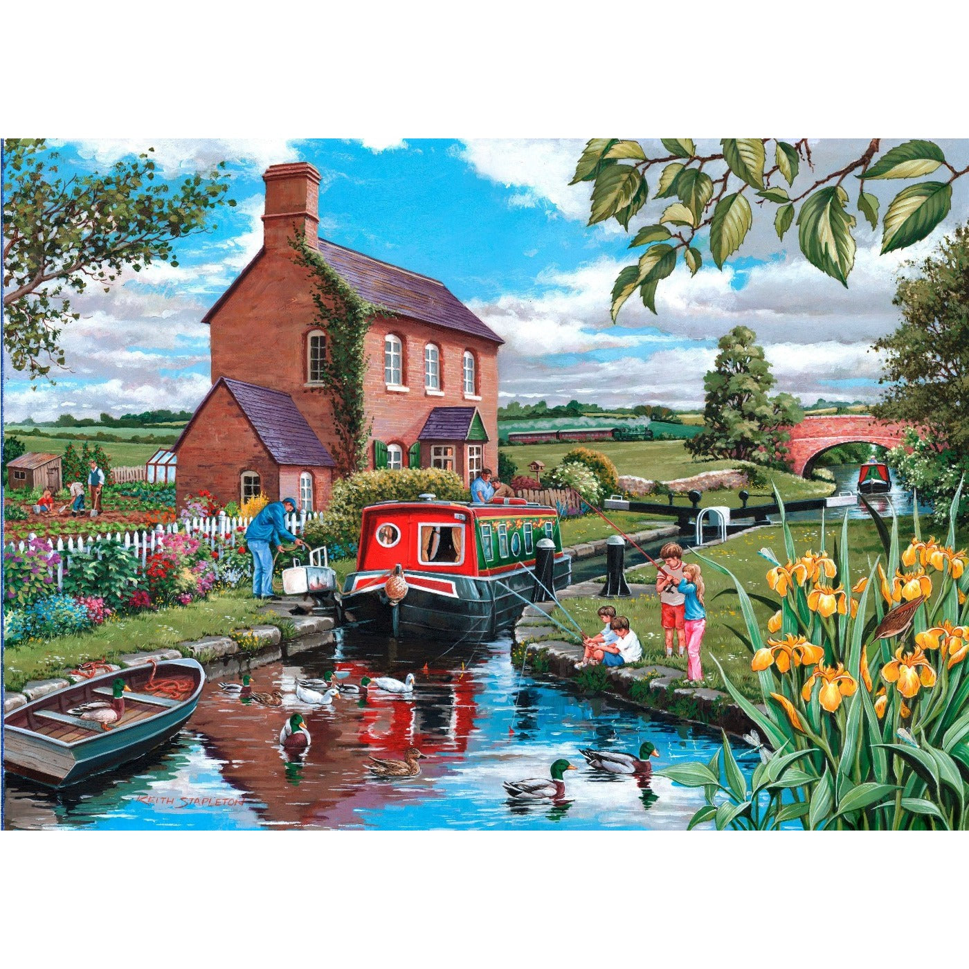 Keepers Cottage - 500 Piece Jigsaw Puzzle-The House of Puzzles-Yes Bebe