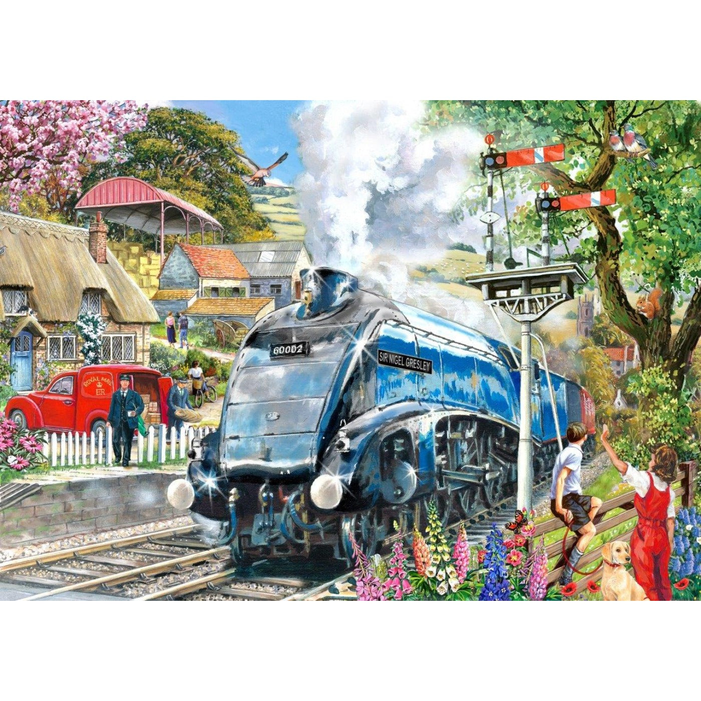 Knight Train - Big 500 Piece Jigsaw Puzzle-The House of Puzzles-Yes Bebe