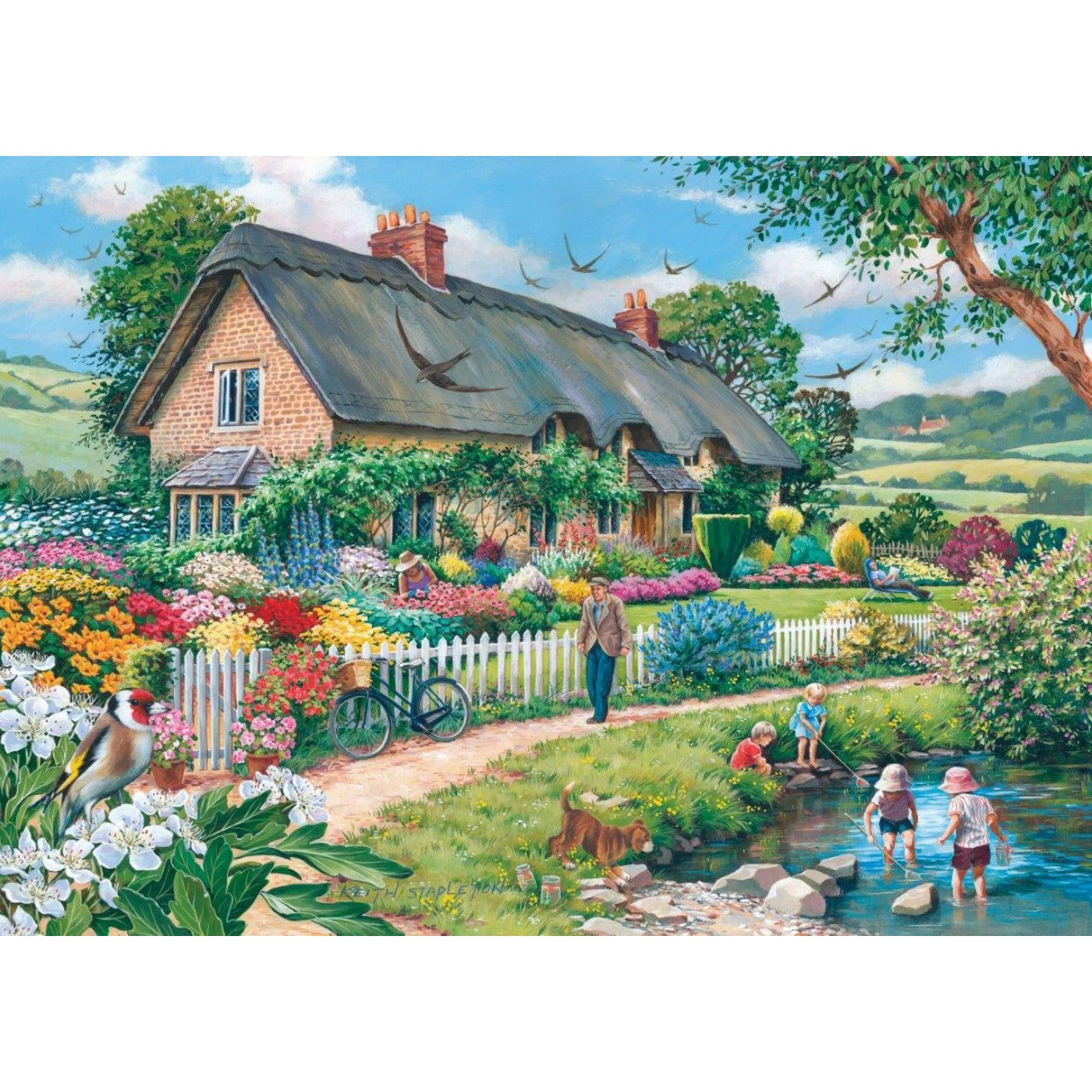 Lazy Days - 500 Piece Jigsaw Puzzle-The House of Puzzles-Yes Bebe