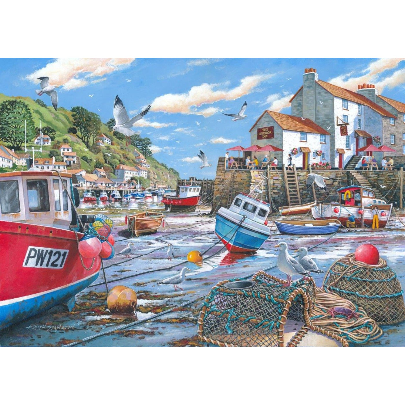 Low Tide - 1000 Piece Jigsaw Puzzle-The House of Puzzles-Yes Bebe